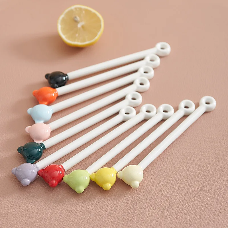 Ceramic Mixing Rod High-temperature Resistant Bottle Feeding Milk Powder Blender Underglaze Color Process