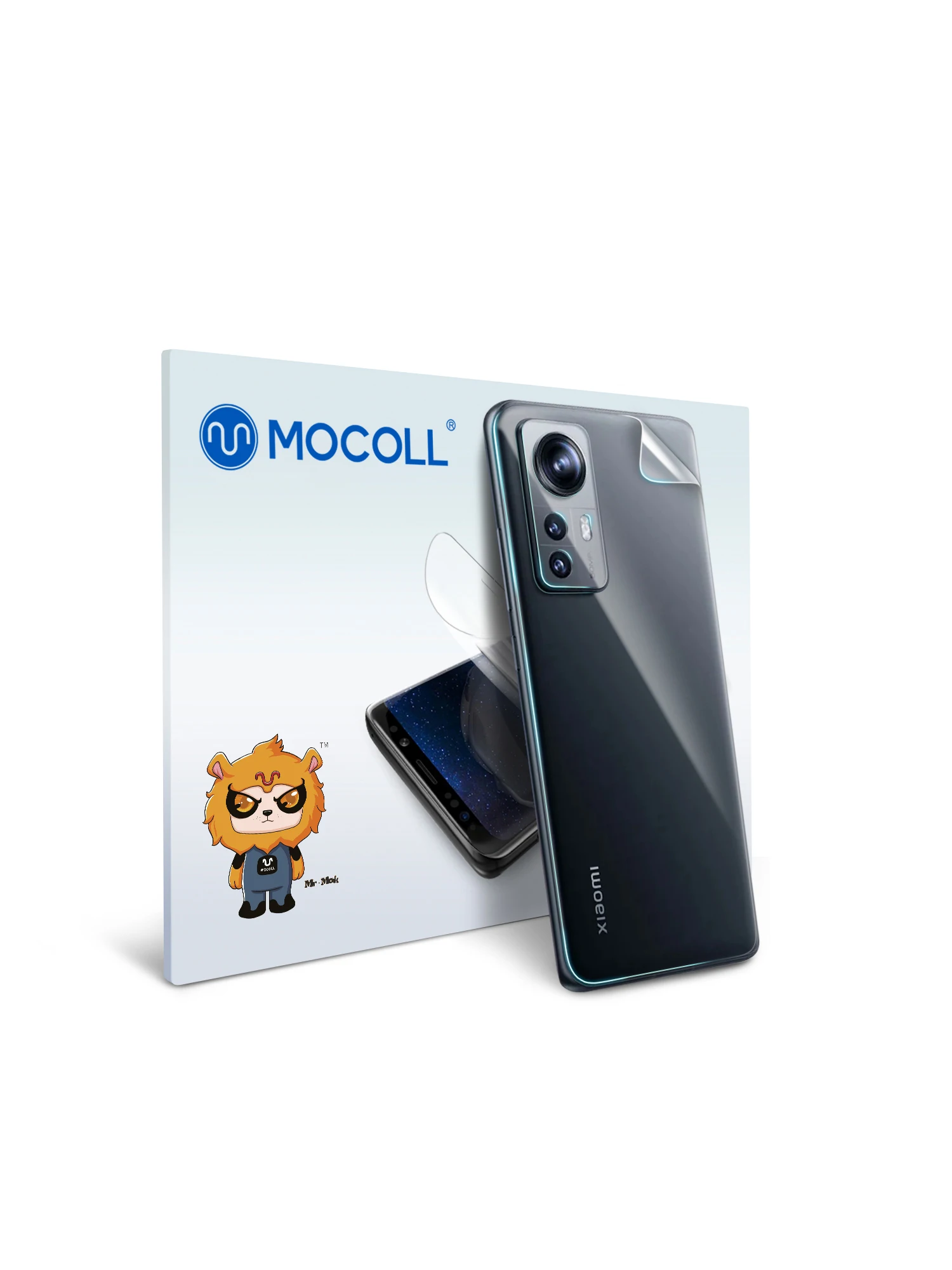 Гидрогелевая защитная пленка MOCOLL для задней панели Xiaomi 12 Прозрачная матовая |