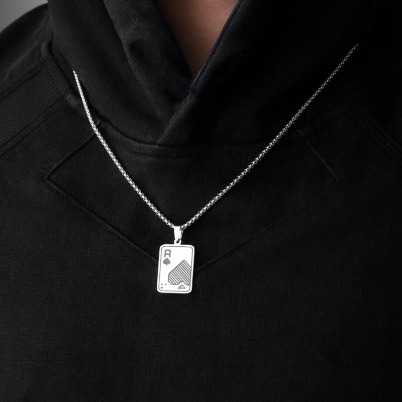 Stainless Steel Cuban Chain Necklace for Men