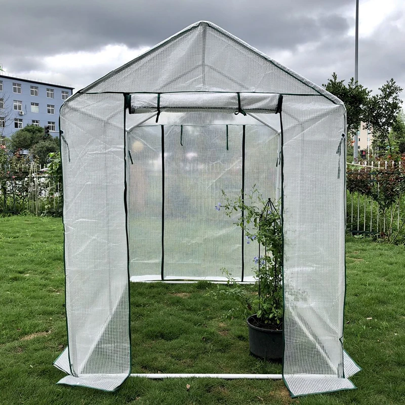 Walk In Household Garden Greenhouses Indoor Vegetable Outdoor Solar Garden Greenhouse Cold-proof and Rain-proof Buildings