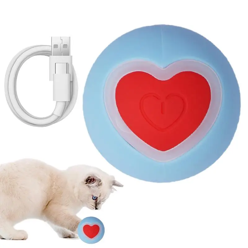 

Self Rolling Ball Cat Toy Creative Rechargeable Rolling Ball Interactive Cat Toy Automatic Moving Rotating Ball Toy pet supplies