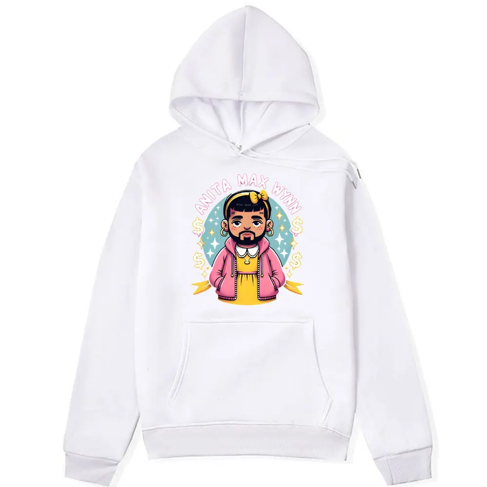 Rapper Funny Anita Max Wynn Cool Meme Print Hoodie Men Women's Fashion Tracksuit Sweatshirts Oversized Long Sleeve Hoodies Male