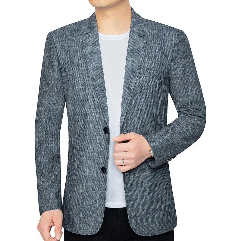 Men Breathable Mesh Blazers Jackets Suits Coats