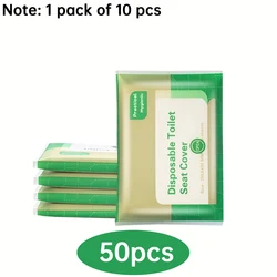 Flushable Disposable Toilet Mats - Ideal for Public Restrooms, Airplanes, and Camping - Adult Essentials Pack (Available in 20 or 50 Pieces) (50pcs)