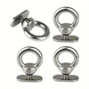 2pcs Kayak Rail Mount Accessories Sturdy Stainless Steel Tie Down Rail Mount Eyelet Precise Easy Installation Multifunctional 6
