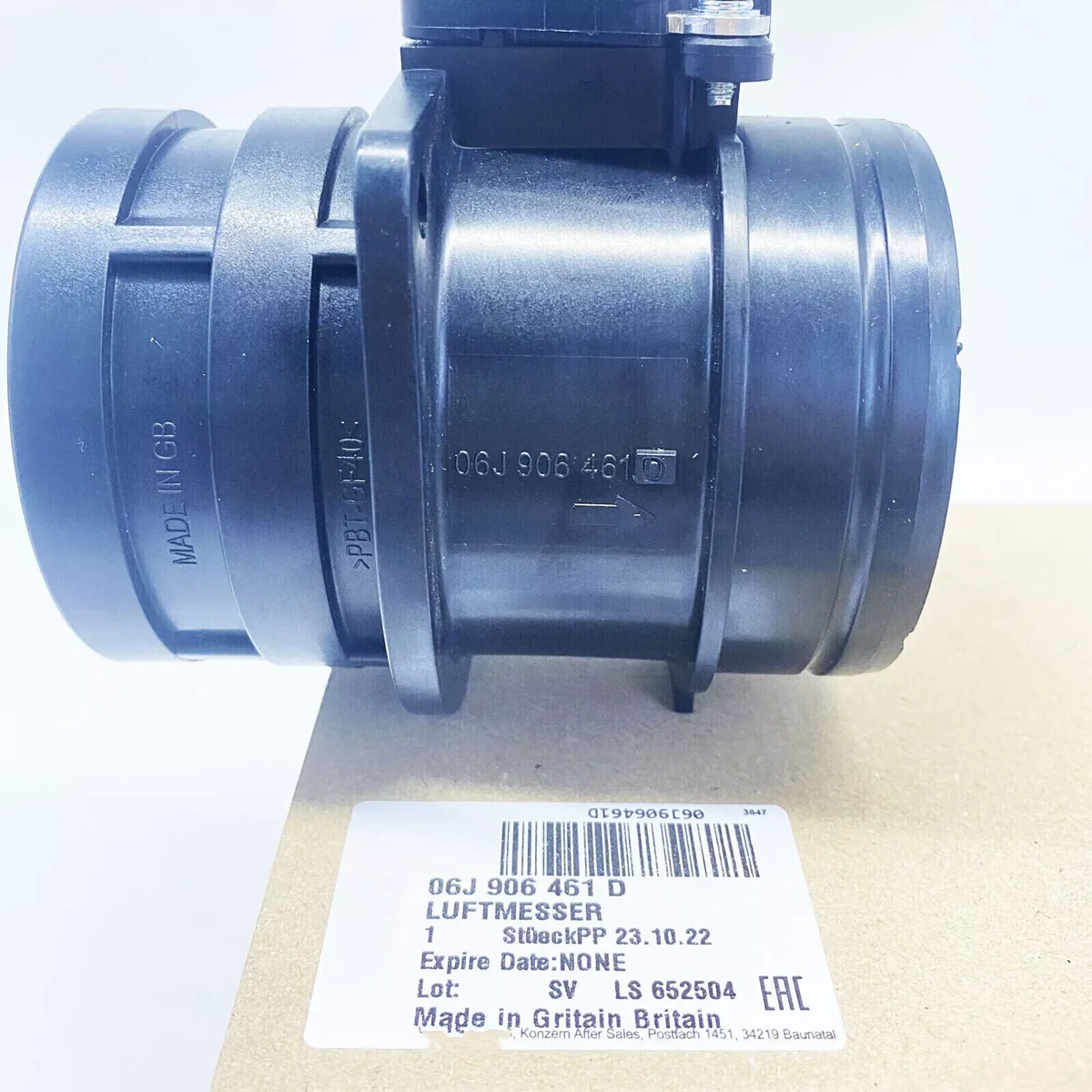 NEW 06J906461D,06J 906 461D,06J-906-461-D Air Mass Flow Sensor Meter MAF for Audi A4 A5 A6 Quattro Q3 allroad 2.0L