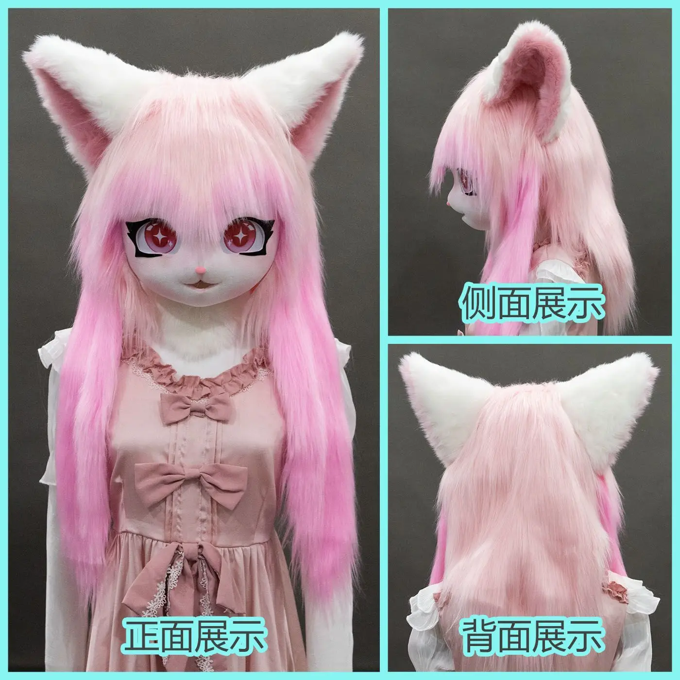 

Fursuit Kigurumi Headsets Furry Cosplay Costumes Rubbit Doll Cat costumes Animal Heads Wearable Kig Headsets Animal Costumes