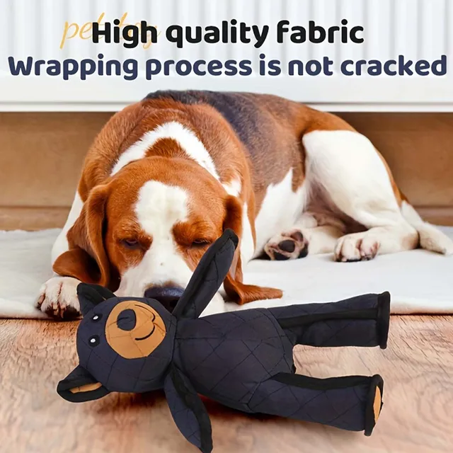 Squeaker Teddy Bear Dog Toys Aggressive Chewers Indestructible Stuffed Plush Dog Squeaky Toys Keep Them Busy For All Dogs Breeds 5