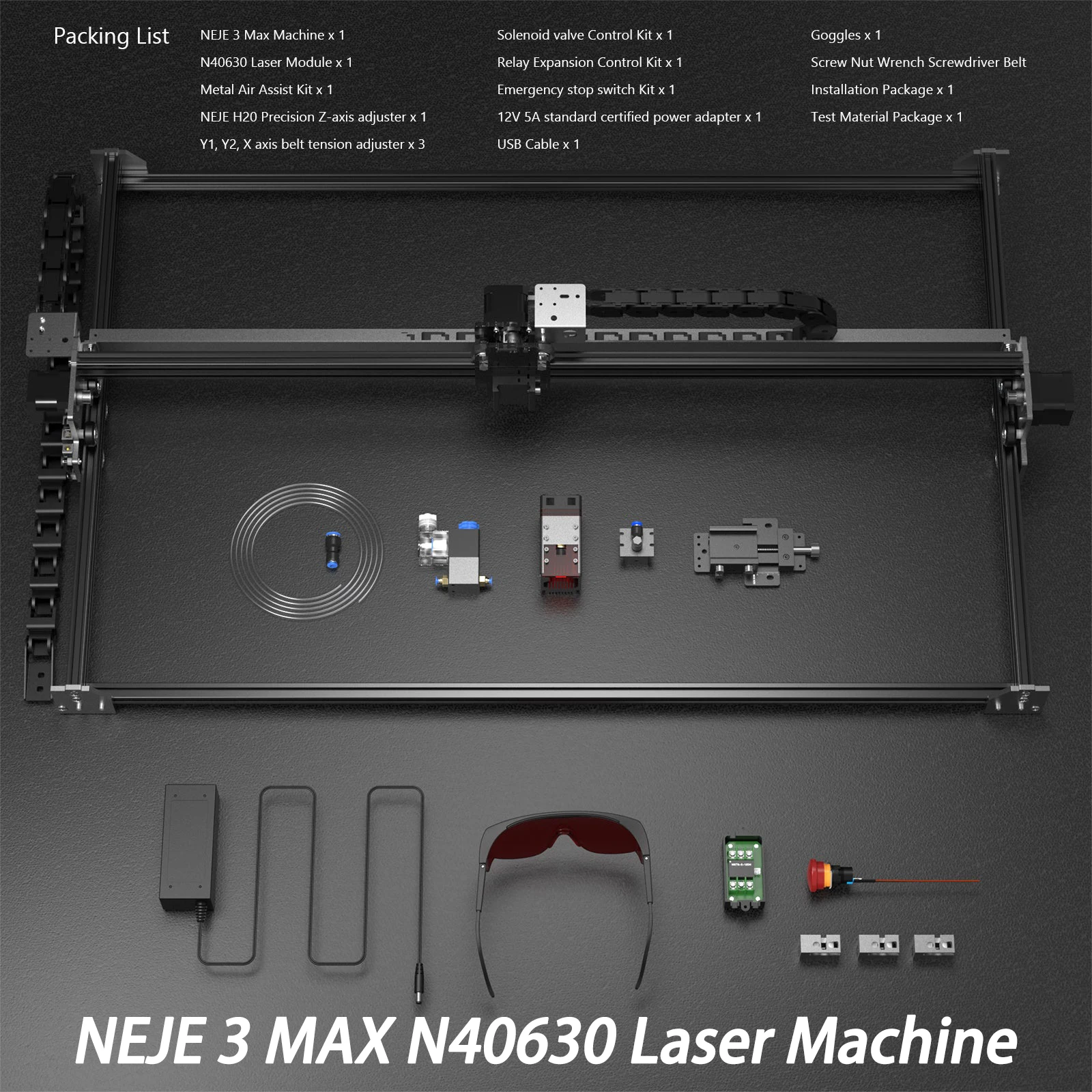 wood saw machine NEJE 3 Max A40640 CNC Desktop Wireless Laser Engraver Cutter Cutting Engraving Machine Router Lightburn GRBL App Control wood pellet maker Woodworking Machinery