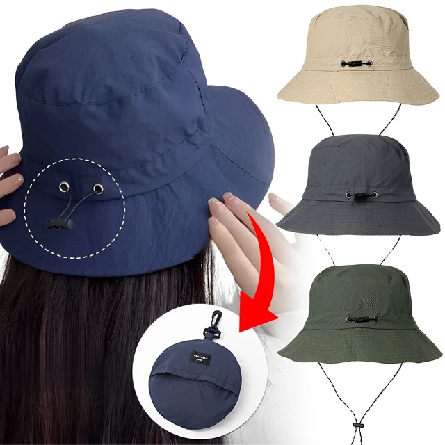 Women Summer Sun Hat Waterproof Fisherman Hat Anti-UV Protection Camping  Hiking Foldable Caps Men's Panama Bucket Outdoor Hat - AliExpress