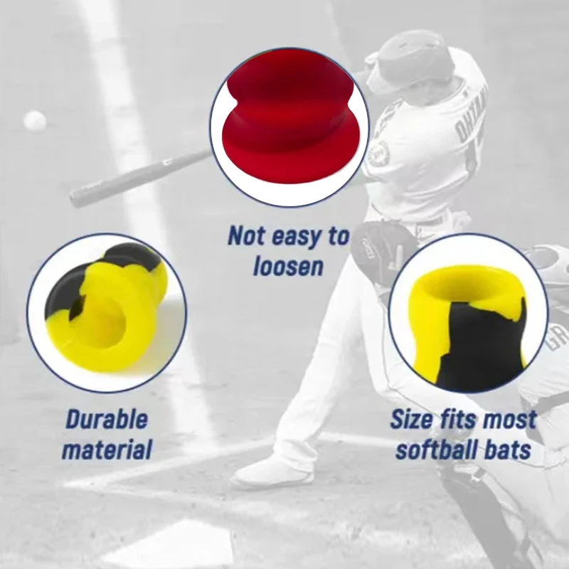 Baseball Bat Baseball Grip Tape Baseball/softball Grip Rip Bat Taper Silica Sports Fans Baseball Bat Taper Silicone Cover Sleeves Non-slip Outdoor Sweat Base