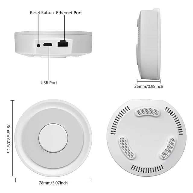 HomeKit ZigBee Gateway Hub Smart Home Bridge ZigBee APP Remote Control Works with Apple HomeKit Alexa Google Home Tuya SmartLife - Image 6