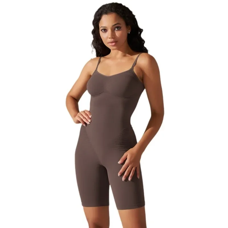 

Backless Sportswear Women's 2023 Yoga Fitness Jumpsuit Jumpsuit Shorts Sports Jacket Gym Workout Clothes Women's Sportswear