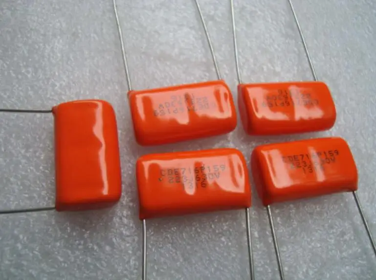 10PCS CDE716P 630V0.022UF P19MM Orange fever film capacitor MKP SBE 716P 0.022UF 630V 22NF 223/630V dyson battery