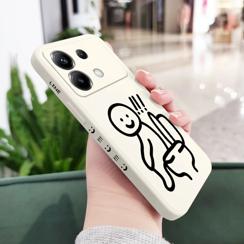 Quirky Cartoon Silicone Phone Case
