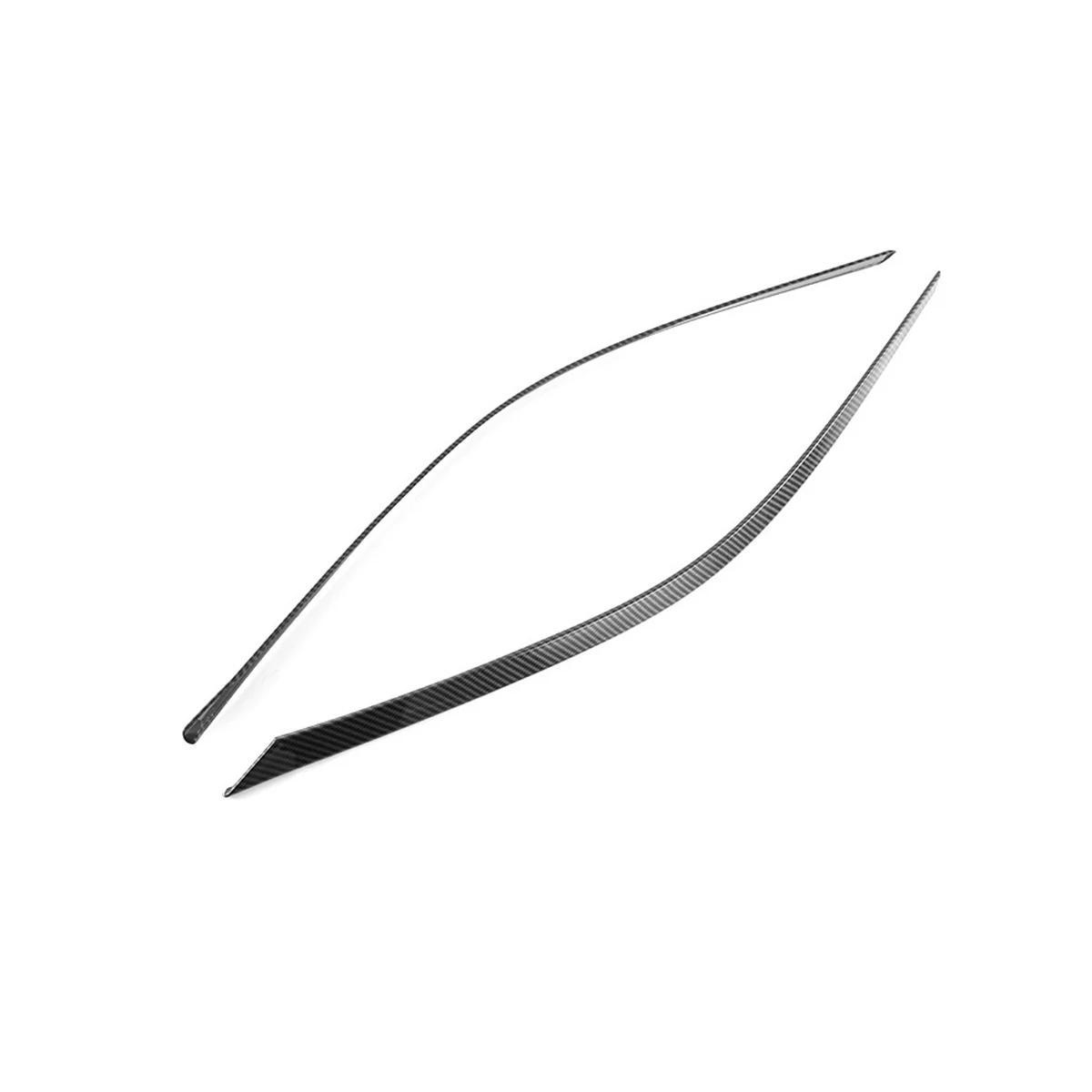 

Аксессуары для Toyota Sienna 2021 2022, автомобильная головка, лампа, Обложка для бровей, наклейка, молдинг, ABS углеродное волокно