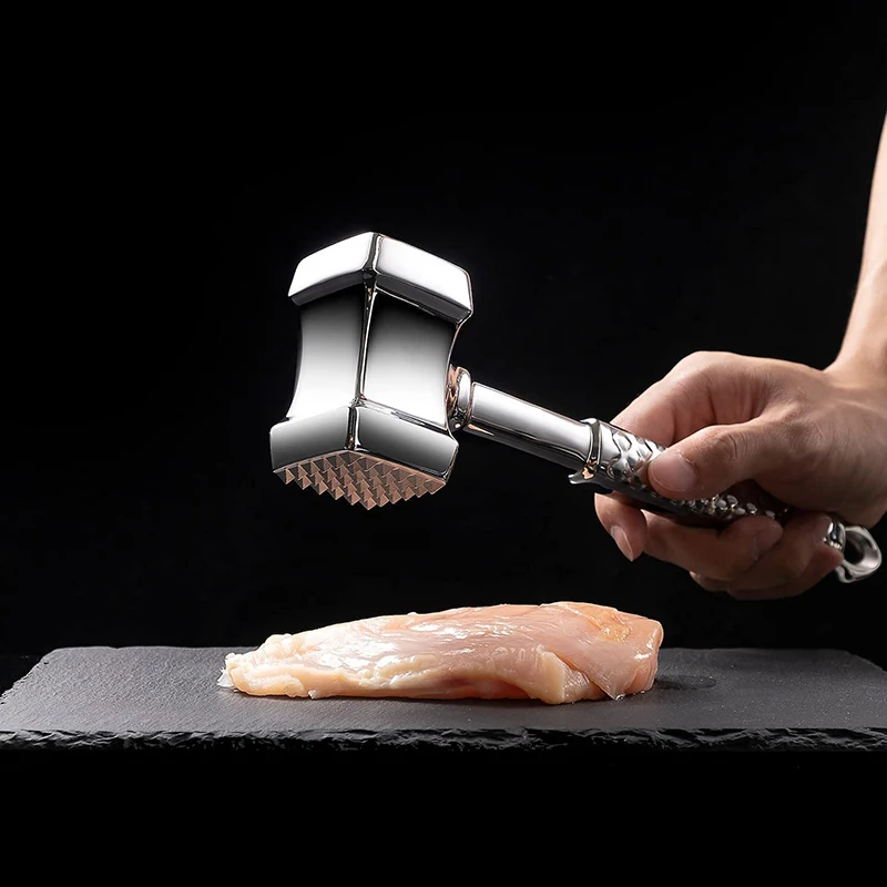 1 Stuk Vleesvermalser Naald Roestvrij Staal Vleesvermalser Hamer Steak Varken Kalkoen Gevogelte Hamer Keuken Kookaccessoires kopen vanaf een prijs van 4.28