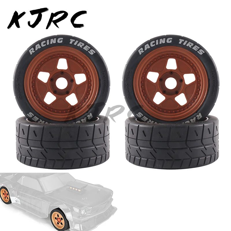 

4Pcs 109*51mm Adapter 17mm Wheel Tires For 1/7 Flat Tire DiameterTire ARRMA Cross Border Firebird F1 KM pull force Number 8585