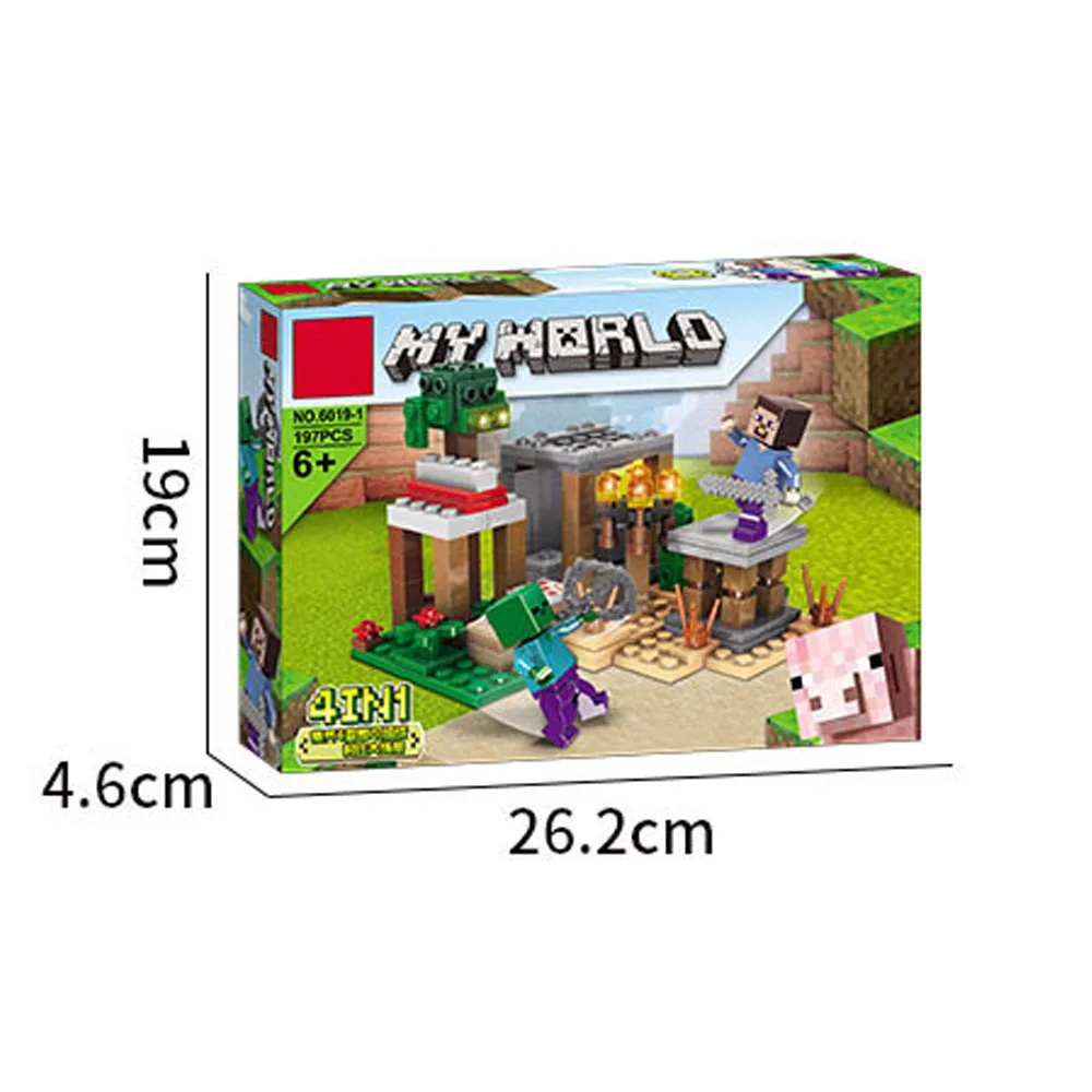 Toy Building Blocks My Mini World Renzai Village Farm Compatible With LEGO