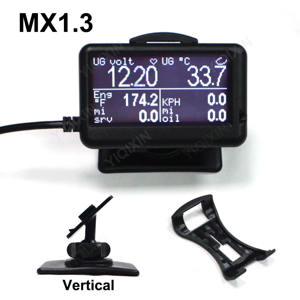 Auto Car Scanner Gauges Calculator MX1.3 UltraGauge Transmission Temperature MX v1.3 & EM OBD2 Read Pending Trouble Codes Scan 6