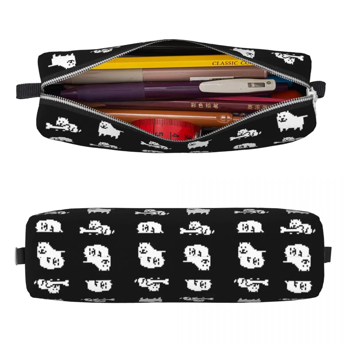 Annoying Dog Game Frisk Pencil Cases Undertale Pencilcases Pen Box for Student Big Capacity Bags School Supplies Stationery