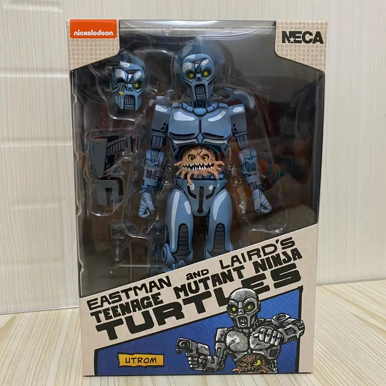 Original Neca Teenage Mutant Ninja Turtles Shredder Utom Comic Version Classic Mobile Action Figure Toys