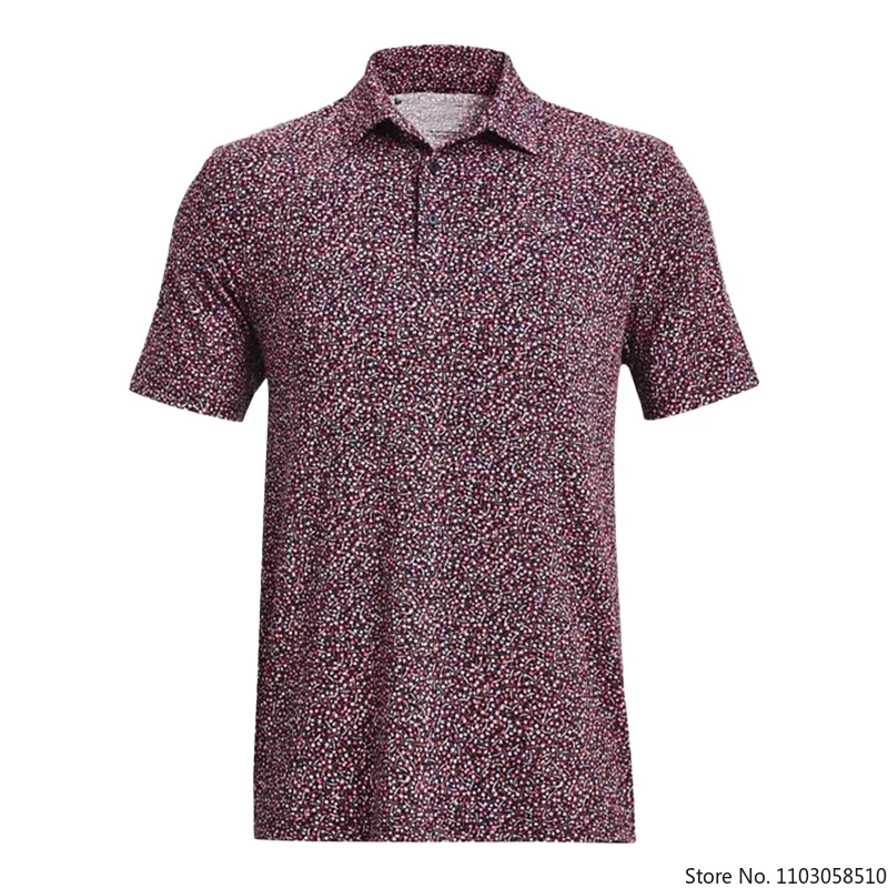 Professional Playoffs Men's Golf T-shirt Summer Leisure POLO Shirt Comfortable Outdoor Sports Top Baseball Jersey