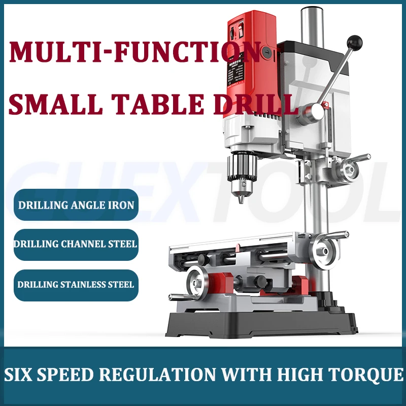 AB2857T Industrial Electric Drilling Machine Benchtop Drill Press High Precision Micro Platform Drill Household Milling Machine 2