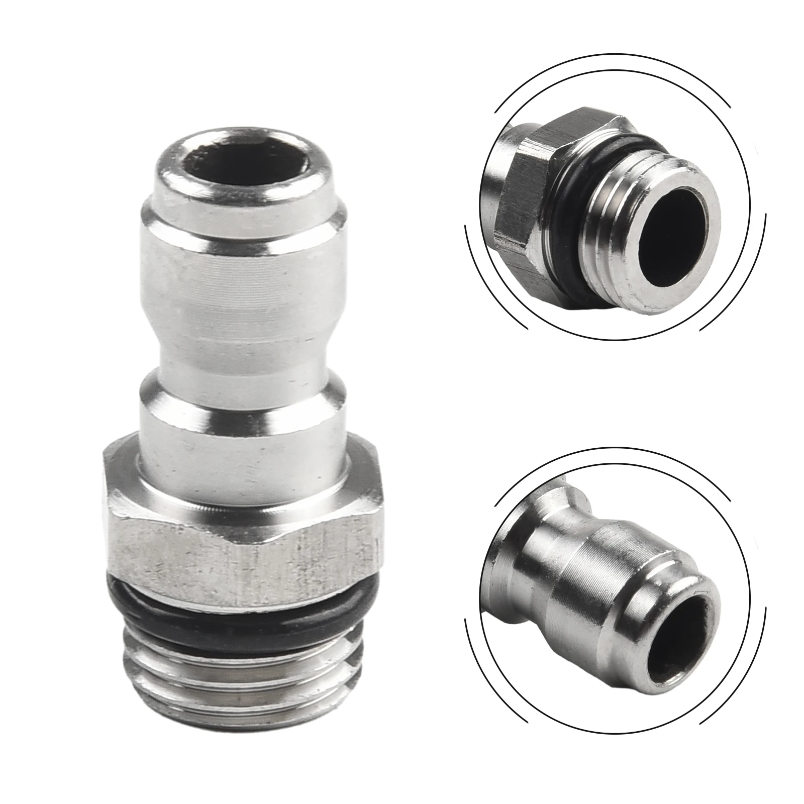 

High Pressure Washer 1/4 Inch Quick Connector Snow Foam Bottle Connection Replacement Garden Watering Irrigation