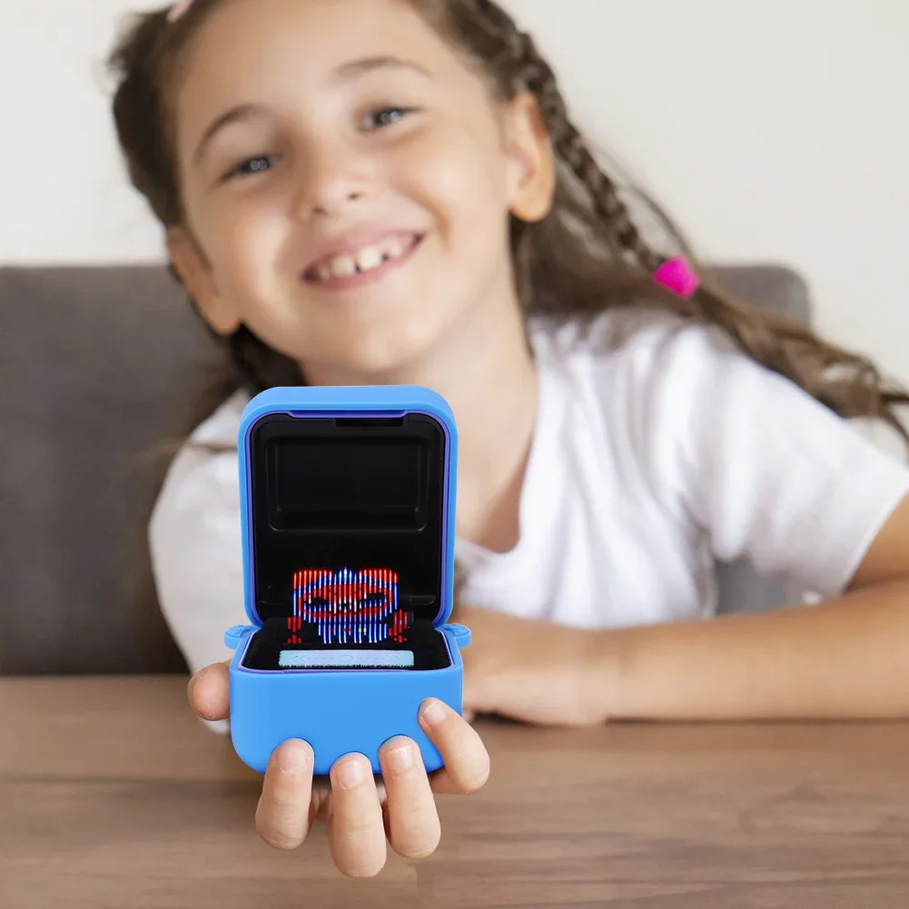 Silicone Cover Case Shockproof Protective Skin Sleeve  Protective Cover with Lanyard for BITZEE Digital Pet Interactive Virtual