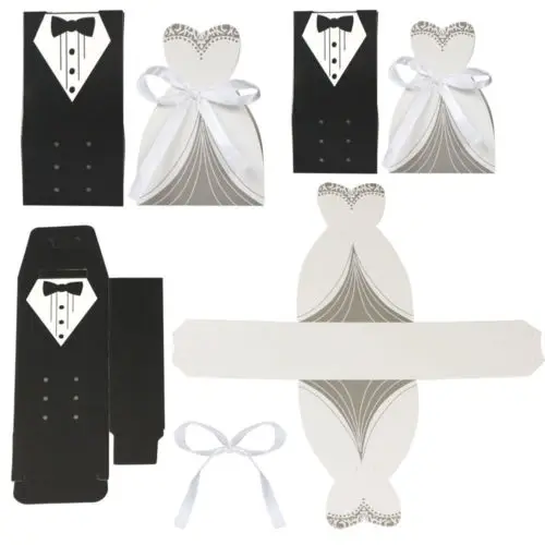 Свадебный подарочный пакет для невесты и жениха 100 шт. коробка конфет сделай сам