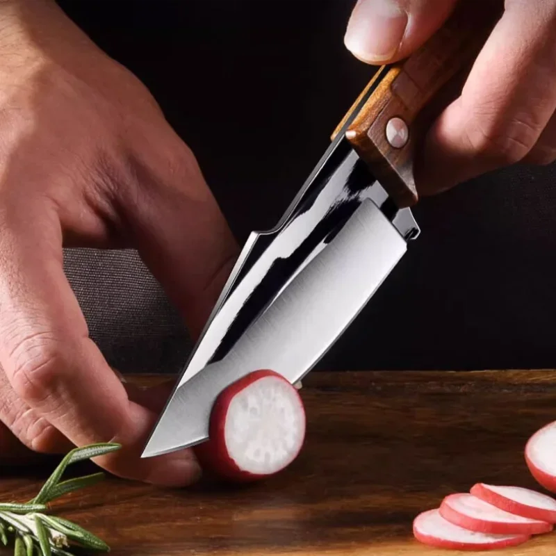 Bone picking specialized knife forging small knife sharp fruit household meat cutting hand handle meat knife kitchen knives