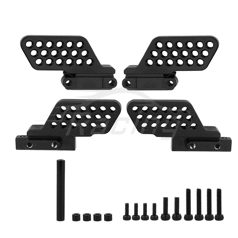 Hoite Lame flessibili RC Shock in alluminio CNC, accessori per TRX4M Defender Bronco 1/18 RC Crawler Upgrade (entro 20 g
