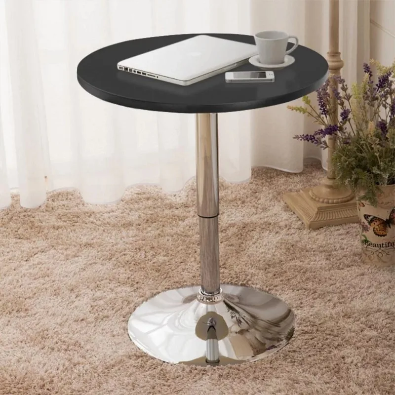 

Modern Round Bar Table Adjustable 360 Degree Swivel Indoor
