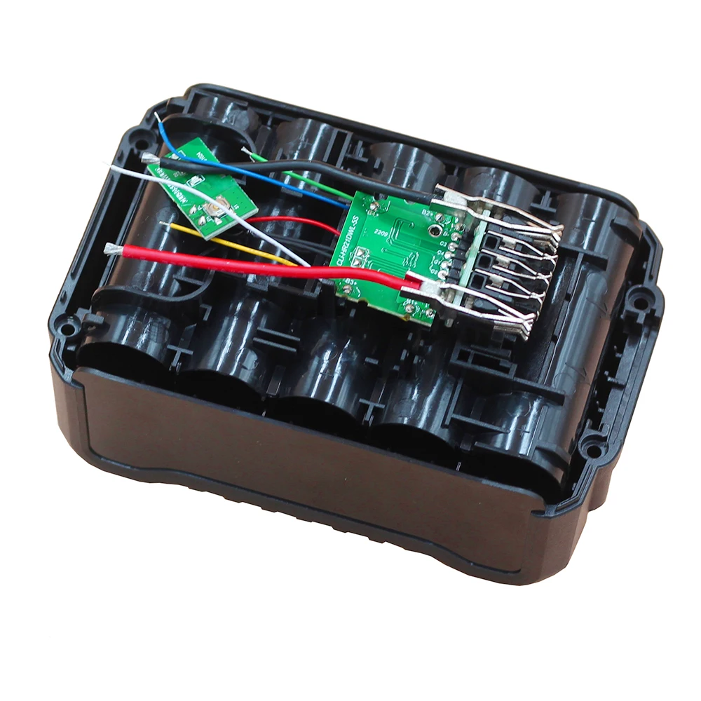 DCB200 8.0Ah Battery Case For DEWALT 18V 20V DIY 6Ah 8Ah DCB184 Shell Box With BMS PCB Board Charging Protection LED Digital