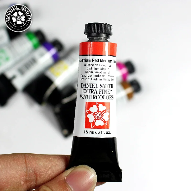American DANIEL SMITH Series3 Natural Mineral Extra Fine Watercolor Piant 15ml/0.5 Fl Oz Tubes Painting Artists Drawing Supplies watercolor paint watercolor pigment