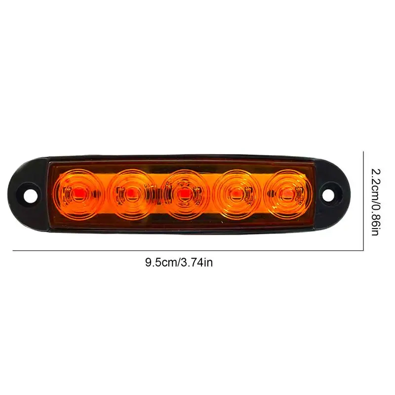 Trailer Marker Lights Caravan Sealed Indicators Clearance Lamp Waterproof LED Truck Side Marker Lights Clearance Indicator Lamp