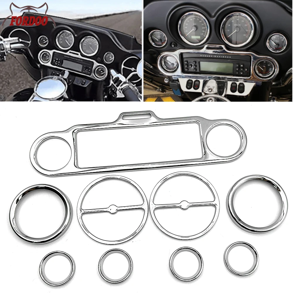 ForHarleyTouringElectraStreetGlideRoadGlideTrike1986UpSpeedometerBezelsSpeaker