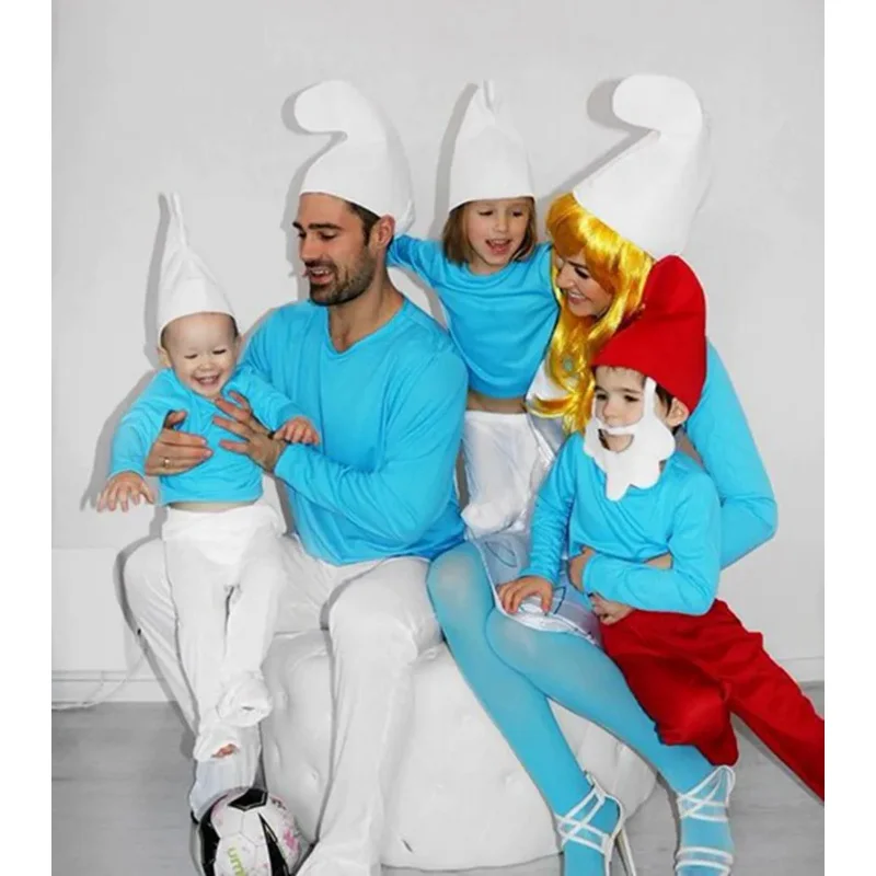 

Blue dwarf 3-10 years Child Halloween Costume Kids Blue Elf Costume fancy dress