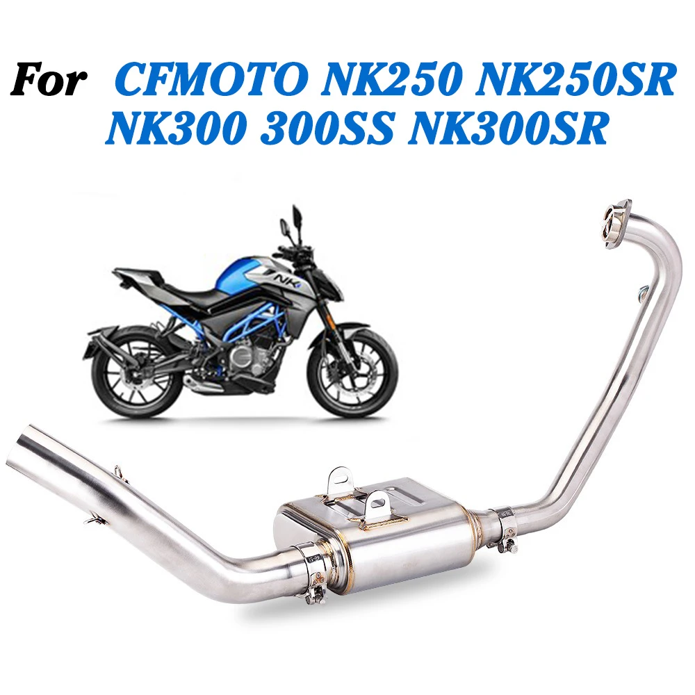 For CFMOTO NK250 NK250SR 300NK NK300 300SS NK300SR Motorcycle Muffler
