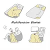 Printed Blanket Picnic Blankets Warm Sanrio Kuromi Blanket Soft and Comfortable Blanket Home Travel Birthday Gift 6
