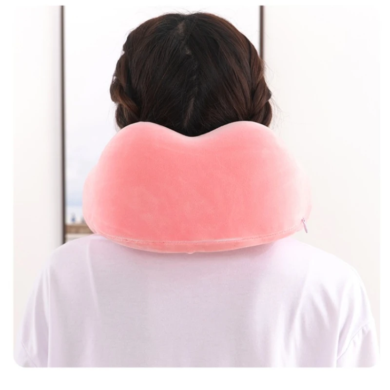 Description Picture 6 of itemU Shaped Memory Foam Neck Pillows Soft Travel Pillow Massage Neck Pillow Sleeping Airplane Pillow Cervical Healthcare Bedding