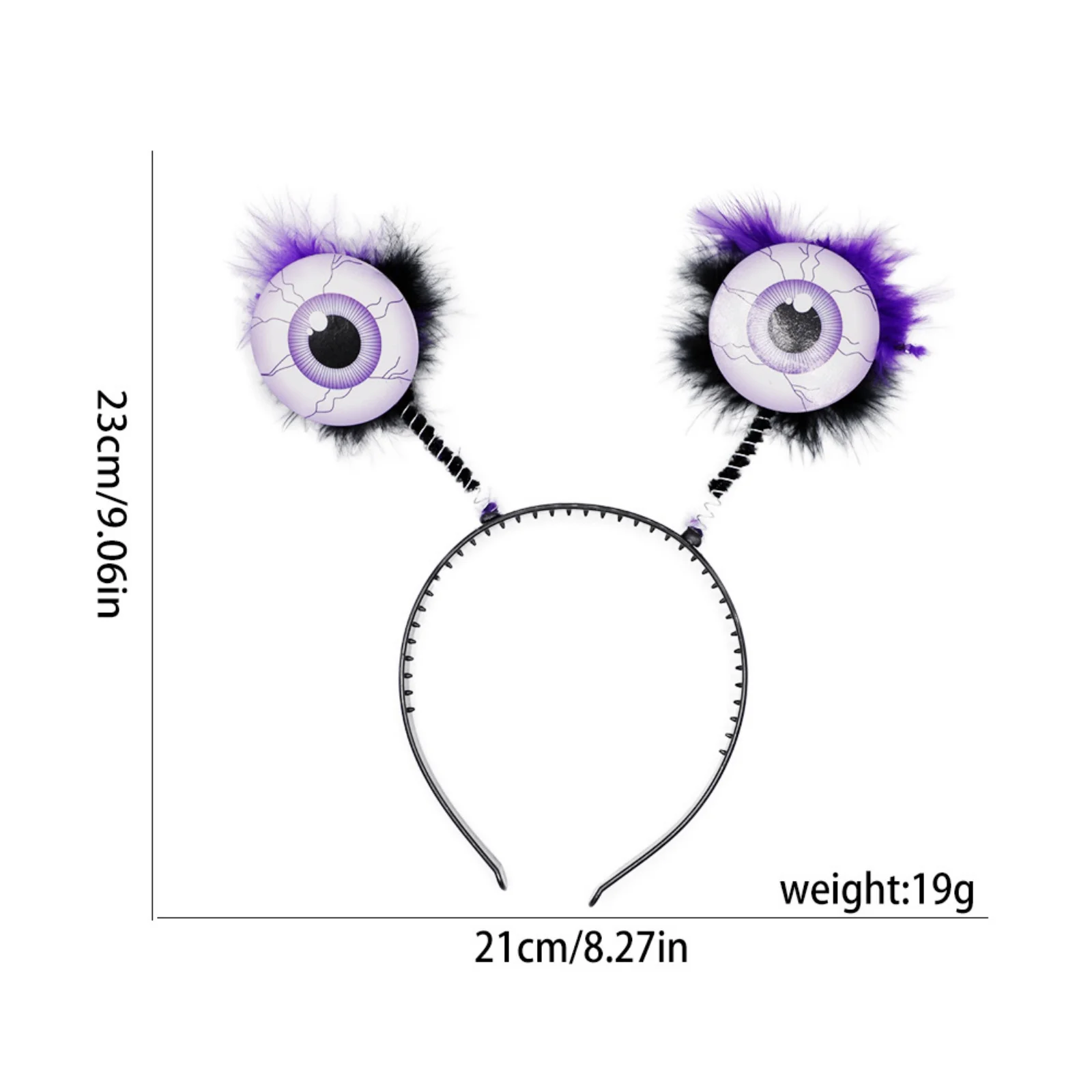 1PC Adult Alien Eyes Headband Big Eye Ball Headpiece Eyeball Headband for Halloween Alien Headband Adult Party Hair Hoop