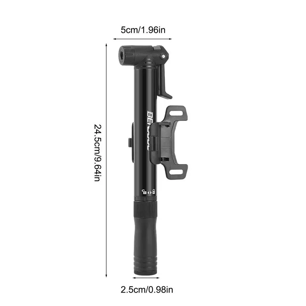 Air Pump For Bike Bicycle Floor Standing Pump With High Pressure 80Psi Road Bike Tire Pump Outdoor Cycling Supplies Bike