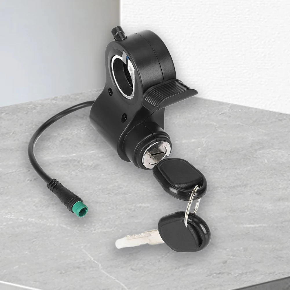 Cerradura De Encendido Con Llave De 2 Pines Para Kukirin G2 Y Pro Max - Interruptor De Acelerador Seguro Y Fácil De Instalar