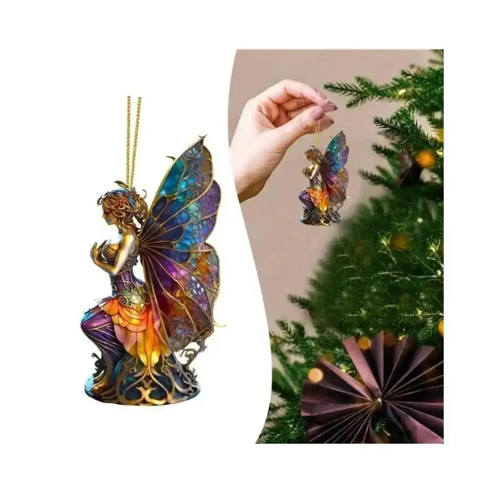 1 Pcs Pretty Fairies Ornament Creative Design Household Garden Decoration Suitable Living Room Hang Decorate Home Party Supplies