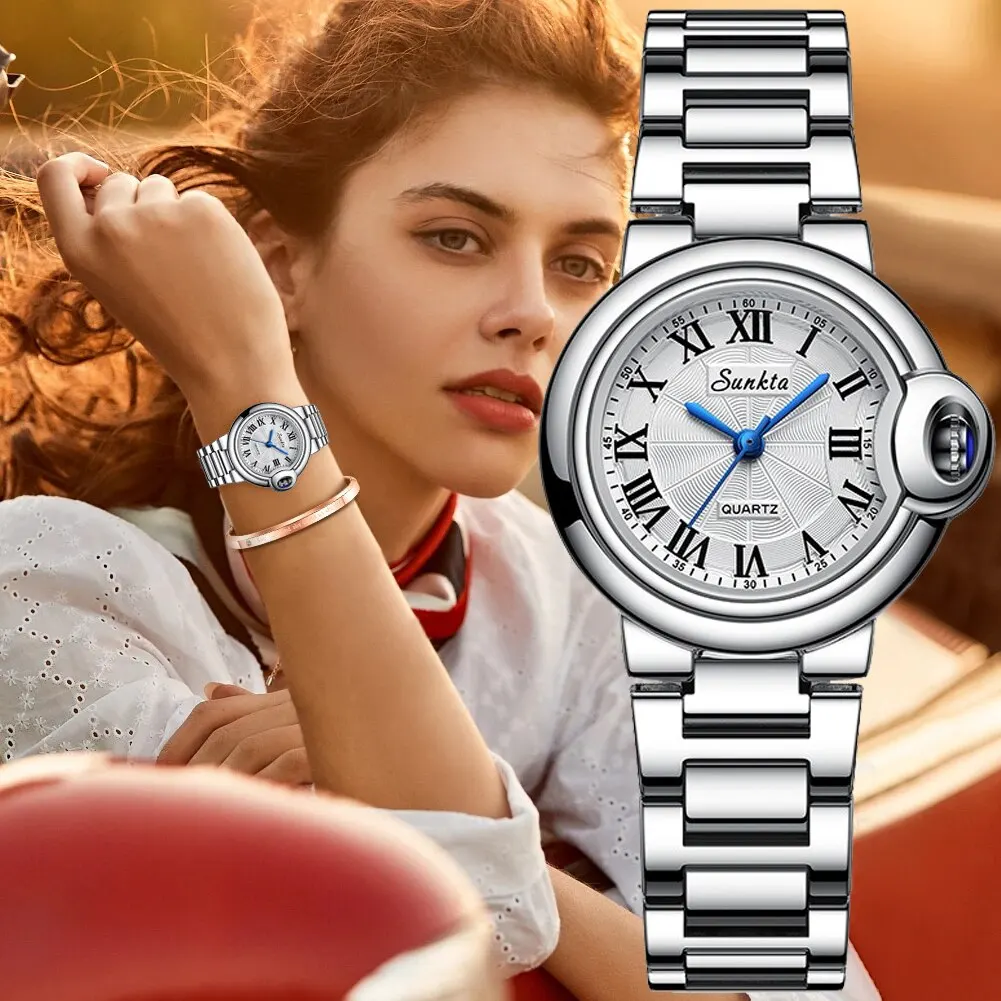 2023 New Women Watches Girl Top Luxury Woman Quartz Watch Waterproof Women Wristwatch Ladies Girls Student Watches Clock