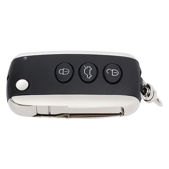 Keyforkess 315MHz PCF7945A Chip Fold Remote Key Fob 4 pulsante allarme per iveco Con * tincontinental GT GTC Flying sperone 2006-2016 KR55WK45032 - KEYECU 315MHz PCF7945A Chip Fold Remote Key Fob 4 pulsante allarme per iveco Con tincontinental