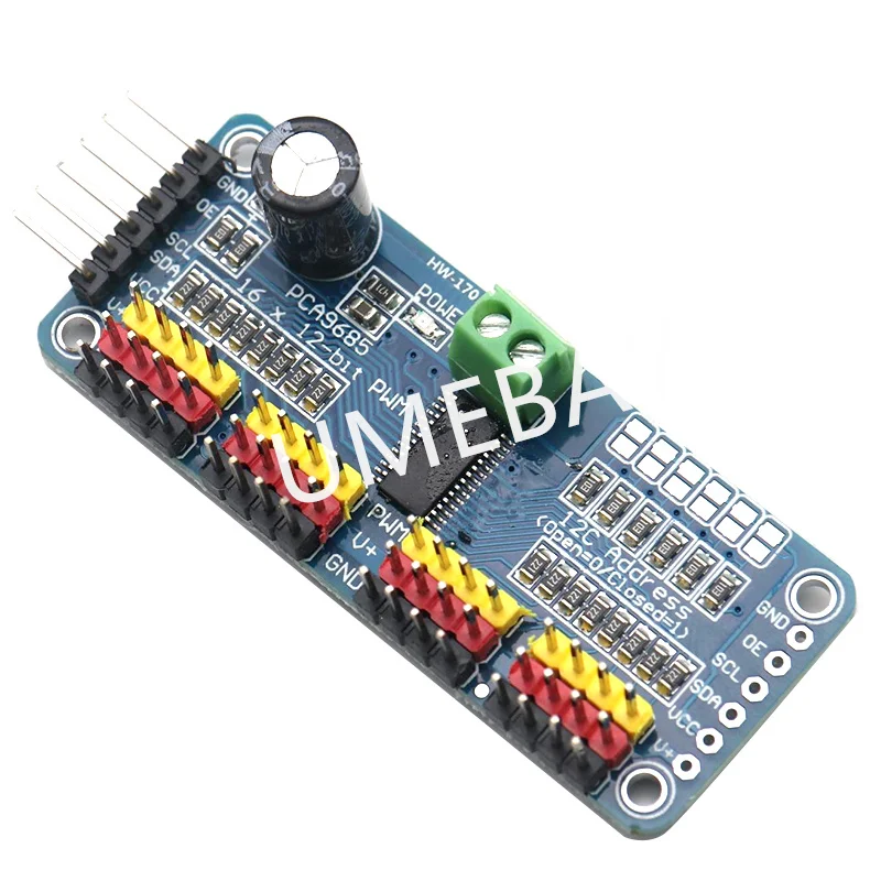 16 Canali 12-Bit Pwm/Servo Driver-I2C Interfaccia Pca9685 Modulo Raspberry Pi Shield Module Servo Shield