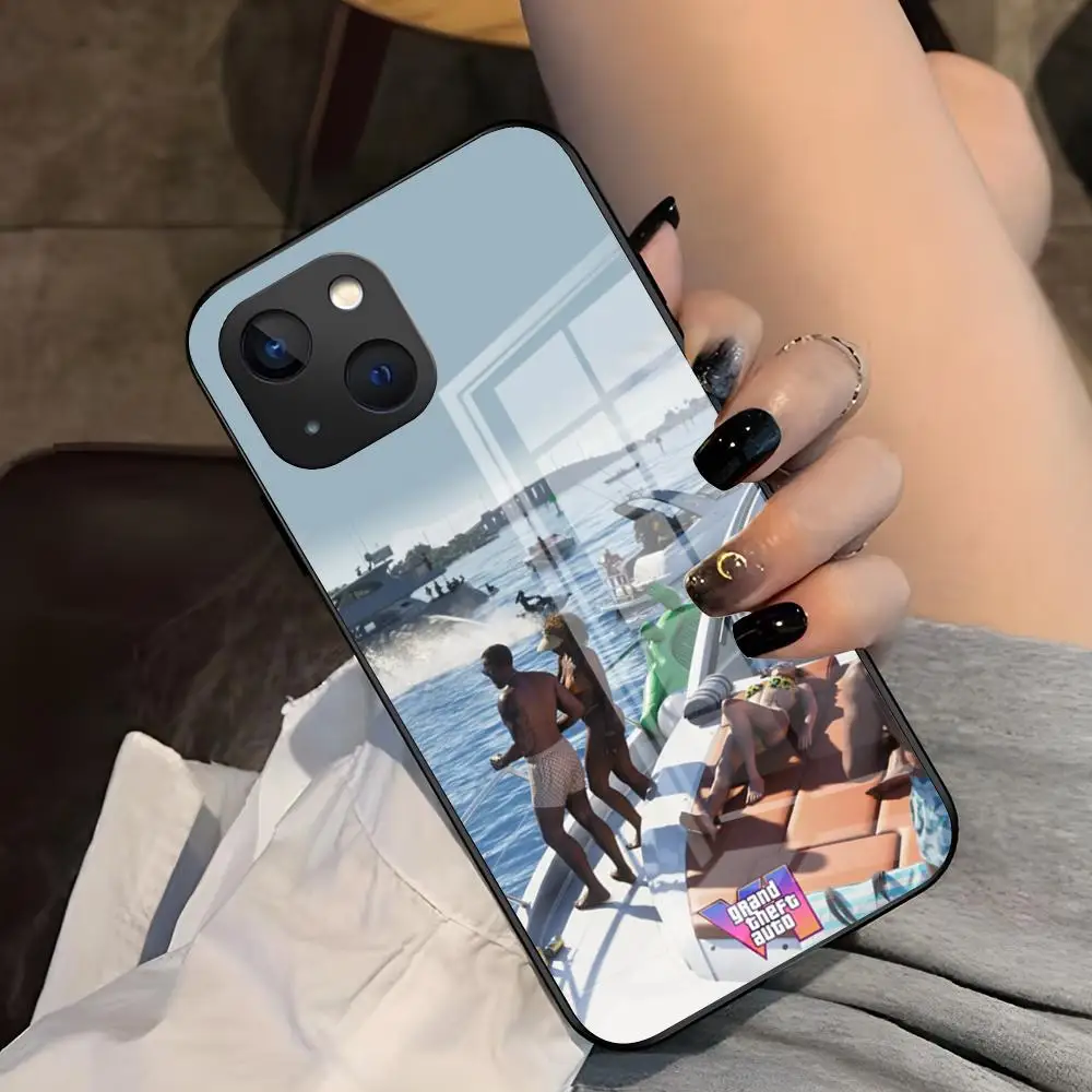 Premium Glass Cover Phone Case - Shockproof and Stylish Design